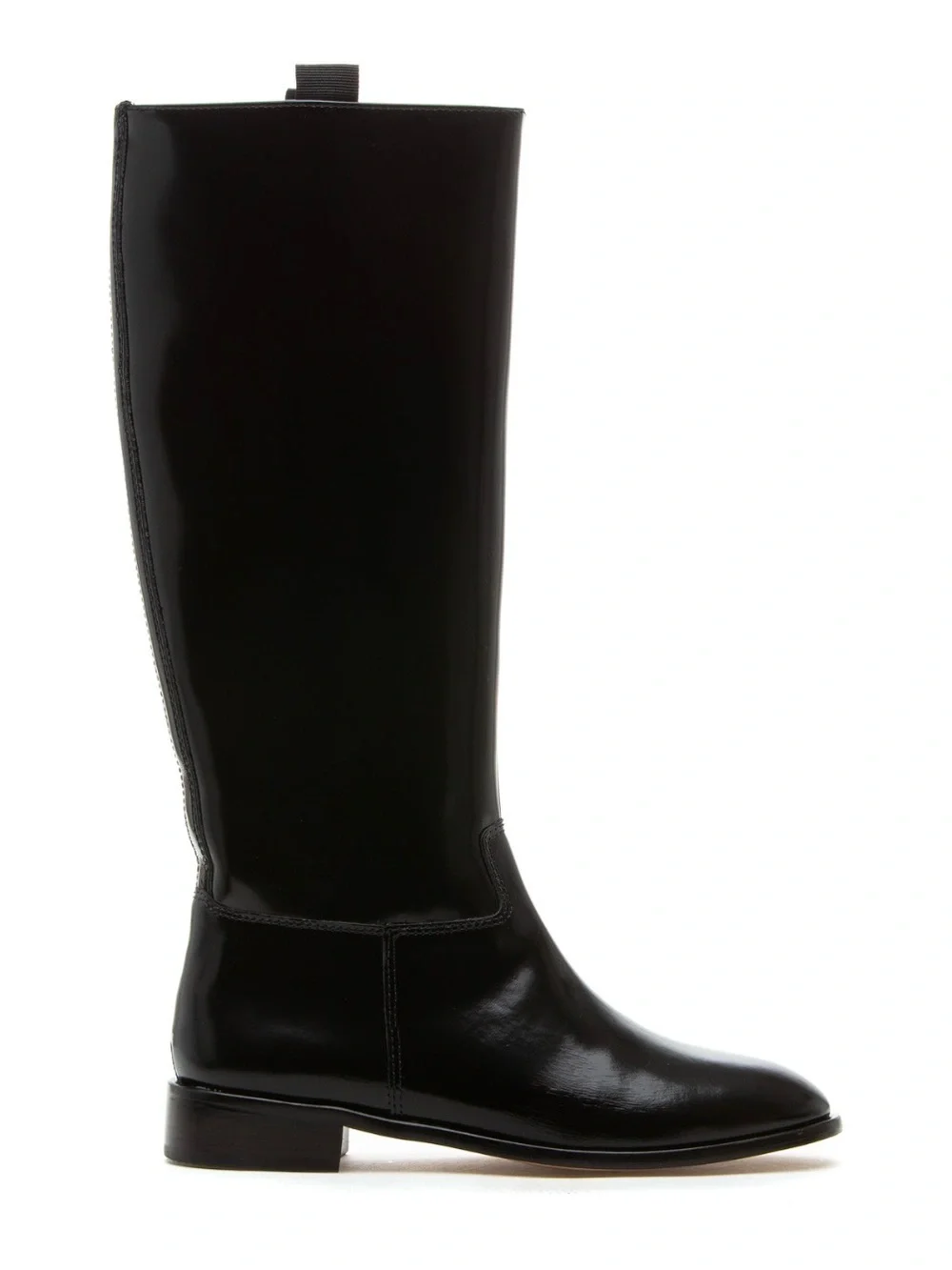 Giselle Black Box Leather Over-the-Knee Riding Boots